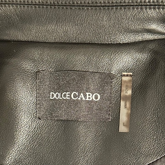 Perfect Dolce Cabo Faux Leather Double Breasted Blazer - only worn once !! - Picture 7 of 9